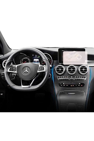 MERCEDES Duragon navigation display protection film, for Mercedes GLC (X253) 2015-2019, matte, installation kit