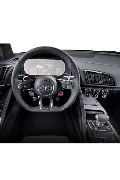 UNIVERSAL CAR Navigation Protection Film Audi R8 2015-2018, Duragon, Dashboard Clock Display Protection, Matte, kit