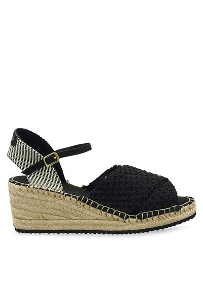 Gant Espadrile negre pentru femei GANT-LULIZA 30568950 G00 BLACK