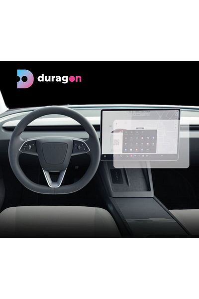TESLA Navigation Screen Protector Tesla Model 3 2023+, Duragon, Matte silicone, installation kit