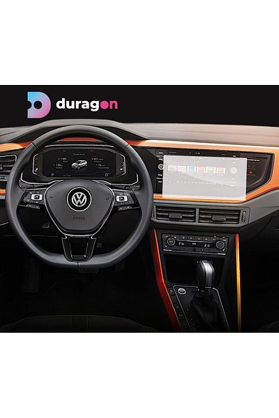 Volkswagen Navigation Protection Film Volkswagen Polo 2017-2021, Duragon, Matte silicone, installation kit