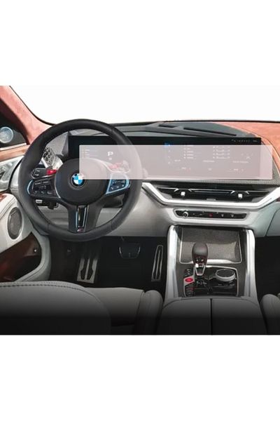 BMW Navigation Protection Film BMW XM 2022+, Duragon, Matte silicone, installation kit