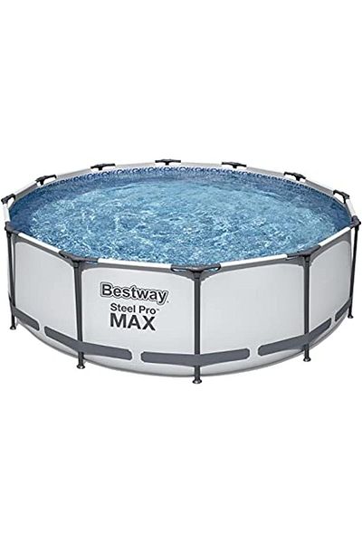 BESTWAY Steel Pro Max Frame Pool Set + Filter Pump + Ladder 366cm × 100cm Model 26-56418