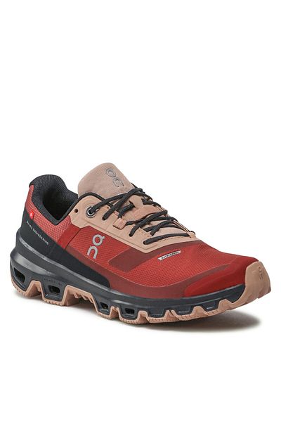 ON Women's Running Shoes red ON-3299248 CLOUDVENTURE WATERPROOF RUBY/MAGNET