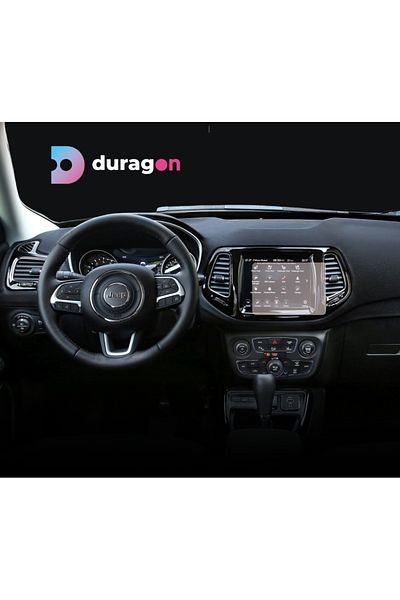 Jeep Navigation Protection Film Jeep Compass 2019-2021, Duragon, Matte silicone, installation kit