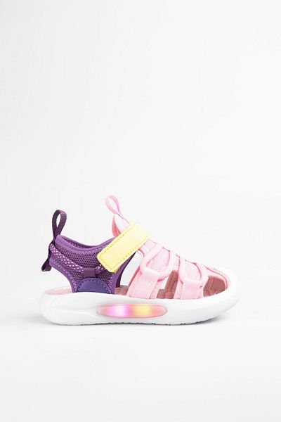 Vicco Thin Lighted Girls Preschool Powder Sandals