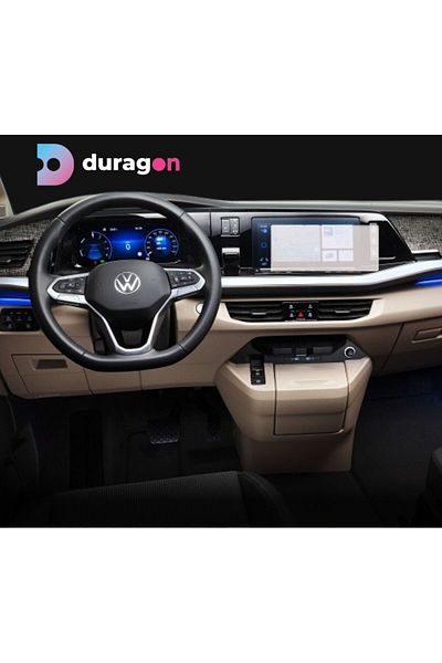 Volkswagen Navigation Protection Film Volkswagen Multivan 2021+, Duragon, Matte silicone, installation kit