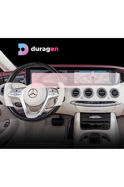 MERCEDES Navigation and dashboard film Duragon, Mercedes Benz S-Class Cabriolet (A217) 2017+, matte, kit