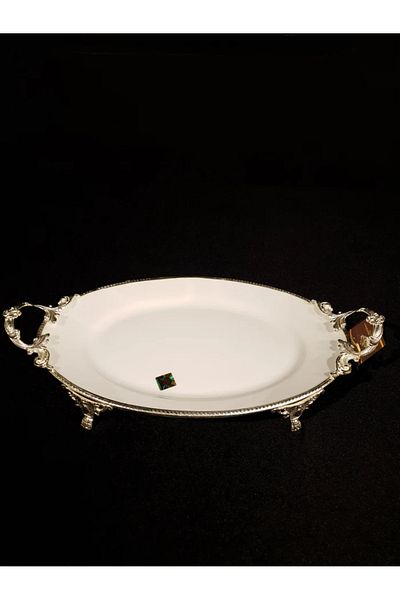 ROY KING Royking Lımoges Oval Presentation Plate 47*24*9cm