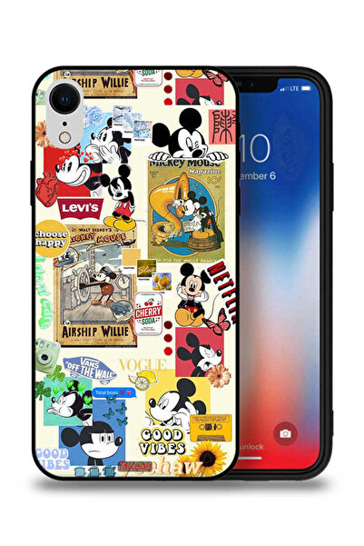 Tolwak جراب حماية Apple iPhone XR مع ملصقات Happy