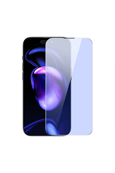 TakÇalıştır واقي شاشة من الزجاج المقوى مضاد للضوء الأزرق لهاتف آيفون 15 بلس، ...