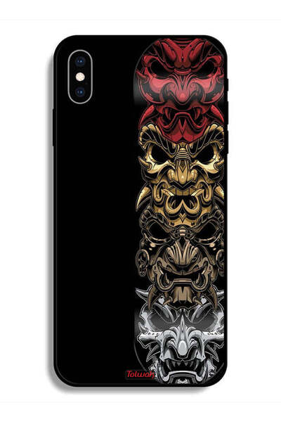 Tolwak جراب حماية لهاتف Apple iPhone X - رسومات على شكل رؤوس