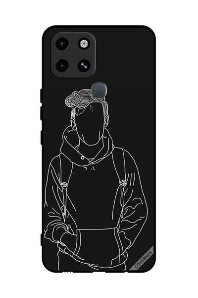 Covernex غطاء حماية لهاتف إنفينيكس سمارت 6 رسم جاكيت بوي