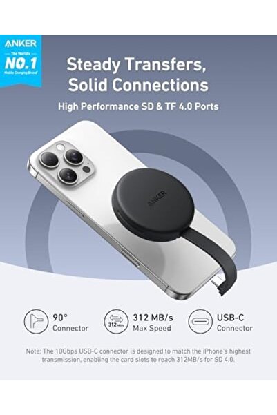 Anker MagGo USB-C Adapter (3 in 1, 10Gbps, for iPhone USB-C)