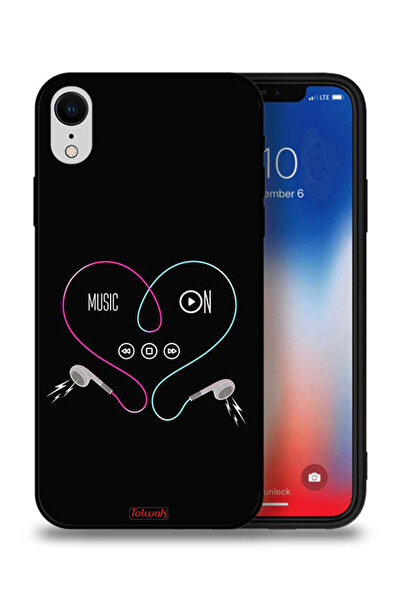 Tolwak جراب حماية لجهاز Apple iPhone XR مع موسيقى
