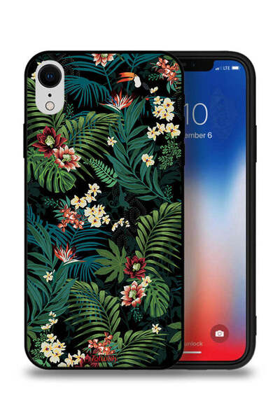 Tolwak غطاء حماية لهاتف Apple iPhone XR بأوراق استوائية