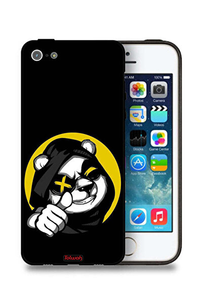 Tolwak جراب حماية لهاتف Apple iPhone 5/5s/SE بتصميم قطة مارشميلو لطيفة