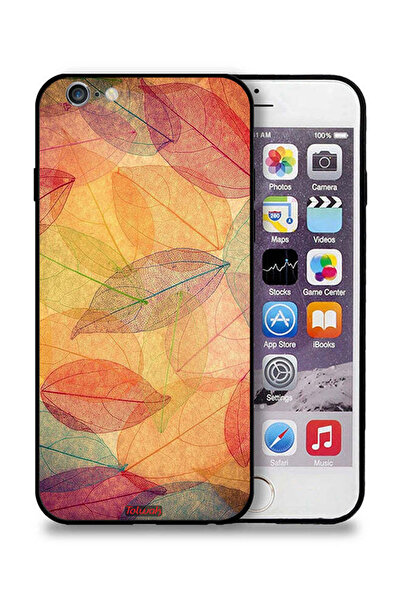 Tolwak غطاء حماية لهاتف Apple iPhone 6 Plus/6s Plus برسومات أوراق تجريدية فنية رقمية
