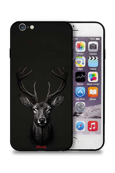 Tolwak غطاء حماية لجهاز Apple iPhone 6 Plus/6s Plus برسومات غزال رقمية