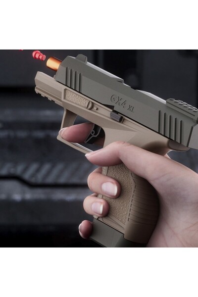 SprintMag Toy Gun Self-Loading with 20 Soft Bullets Realistic Empty Case Ejection BlowBack