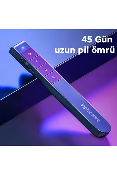 Genel Markalar İNPHİC PL1 Projeksiyon Multimedya Sunum Şarjlı Kırmızı Lazerli...