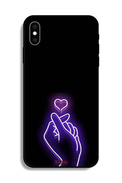 Tolwak جراب واقٍ لهاتف Apple iPhone X على شكل قلب صغير