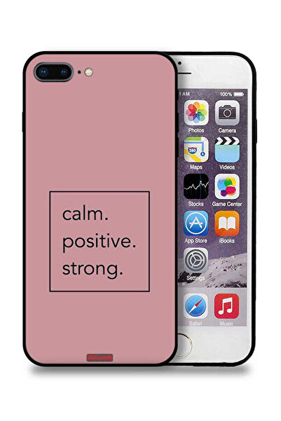 Tolwak جراب حماية لهاتف Apple iPhone 8 Plus - هادئ وإيجابي وقوي