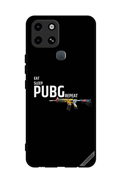 Covernex غطاء حماية لهاتف Infinix Smart 6 Eat Sleep Pubg Repeat