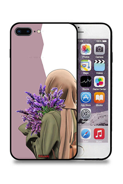 Tolwak غطاء حماية لهاتف Apple iPhone 7 Plus يحمل زهرة