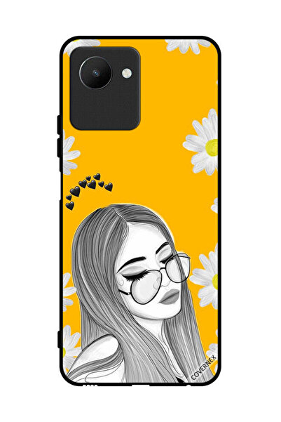 Covernex Protective Case Cover For Realme C30s Glasses Girl Art