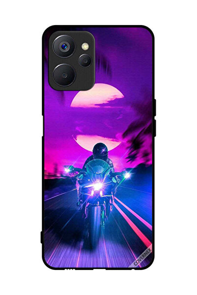 Covernex غطاء حماية لهاتف Realme 9i 5G - خلفية رجل على دراجة