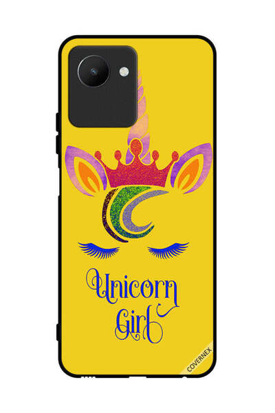 Covernex غطاء حماية لهاتف Realme C30s - تصميم فتاة يونيكورن