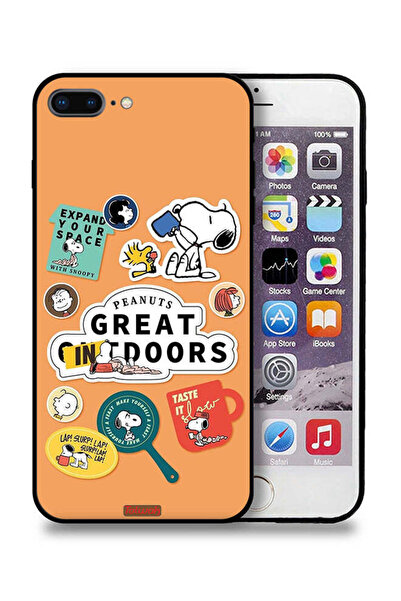 Tolwak غطاء حماية لجهاز Apple iPhone 7 Plus بملصقات الفول السوداني