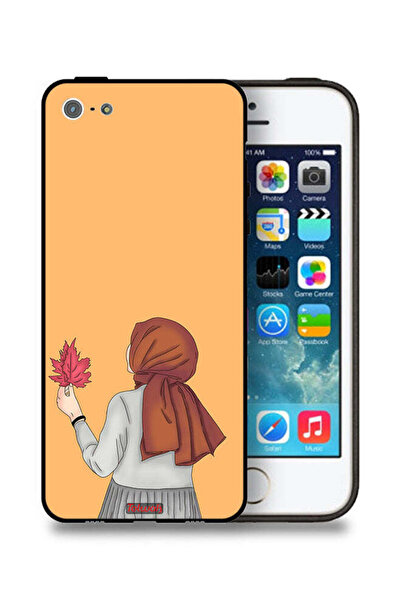 Tolwak غطاء حماية لجهاز Apple iPhone 5/5s/SE يحمل ورقة شجر