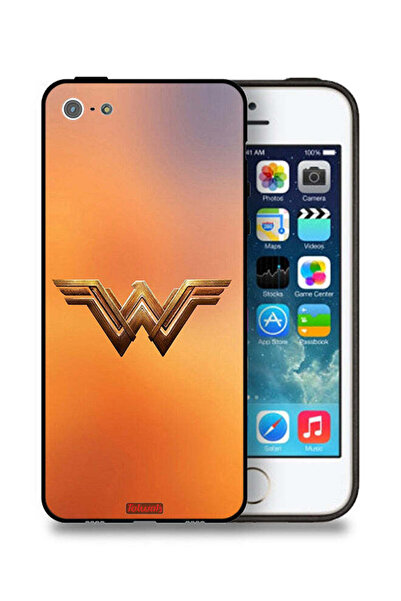 Tolwak غطاء حماية لهاتف Apple iPhone 5/5s/SE بشعار Wonder Women