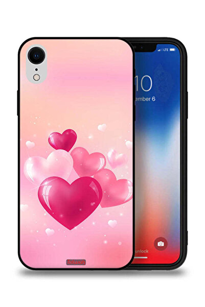 Tolwak غطاء حماية لجهاز Apple iPhone XR برسومات قلوب جميلة