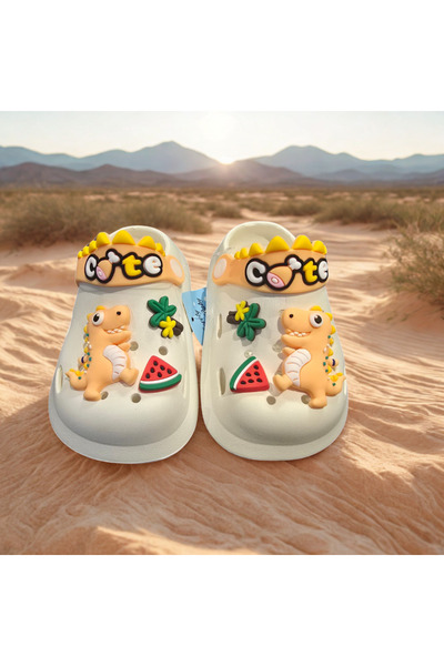 CREATIVE OUTFITS Clogs Cute Dinosaur, Summer Sandals with Watermelon Design