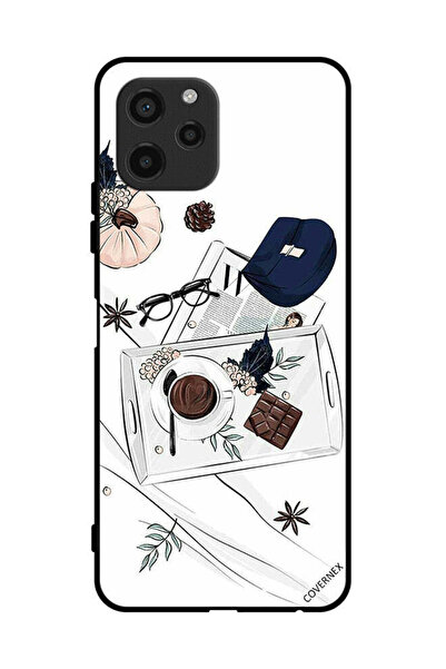 Covernex غطاء حماية لهاتف هواوي نوفا Y61 - تصميم فن القهوة والشوكولاتة