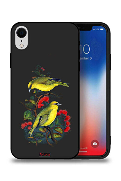 Tolwak غطاء حماية لجهاز Apple iPhone XR بنقشة طيور