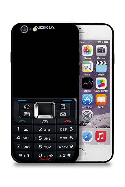 Tolwak جراب حماية لجهاز Apple iPhone 6 Plus/6s Plus بنمط هاتف قديم