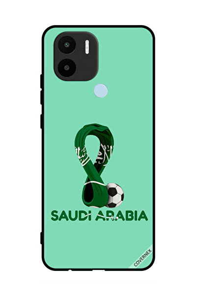Covernex غطاء حماية لهاتف شاومي ريدمي A1 بلس علم السعودية على كأس العالم فيفا...