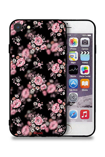 Tolwak جراب حماية لهاتف Apple iPhone SE (2020) بنقشة زهور