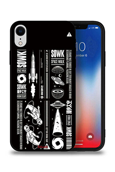 Tolwak غطاء حماية لجهاز Apple iPhone XR - ملصق Sowk Space Walk