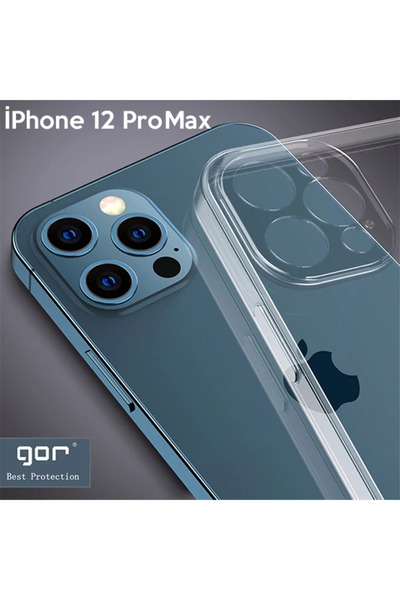 CT STONES Gor iPhone 12 Pro Max 6.7 Inch Case Camera Protected Transparent Si...