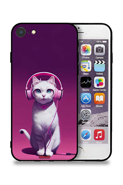 Tolwak جراب حماية لجهاز Apple iPhone 8 بتصميم قطة لطيفة