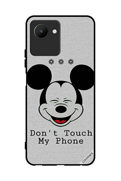 Covernex Protective Case Cover For Realme C30s Don't Touch My Phone Mickey