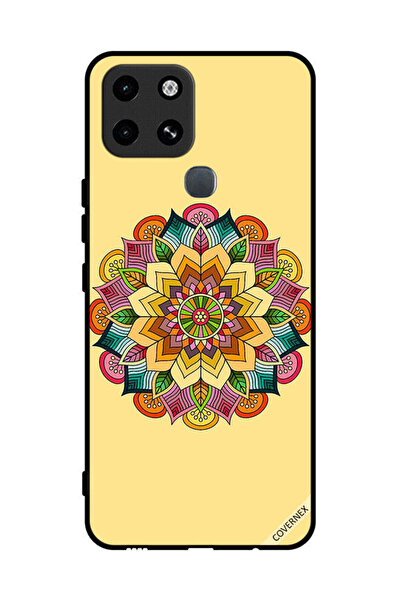 Covernex غطاء حماية لهاتف إنفينيكس سمارت 6 بنمط ماندالا دائري