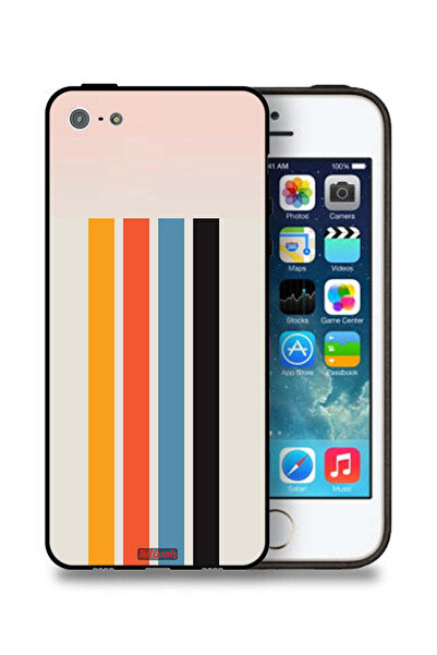 Tolwak جراب حماية بنمط خطوط مستقيمة لهاتف Apple iPhone 5/5s/SE