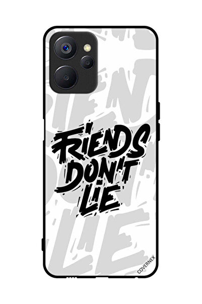 Covernex غطاء حماية لهاتف Realme 9i 5G - الخط العربي - الأصدقاء لا يكذبون