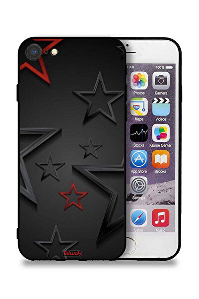 Tolwak غطاء حماية بنقشة نجوم لهاتف Apple iPhone 8